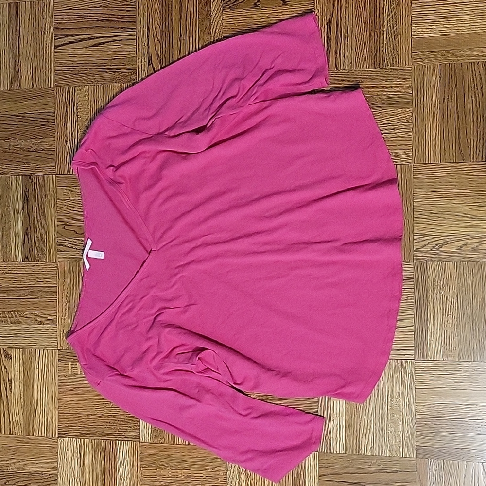 Crop Victoria Secret V Neck Tee